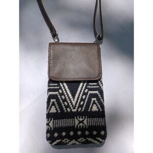 THIRTY ONE Gifts Call Me Crossbody Purse Bag Rio Weave Phone/Wallet NEW